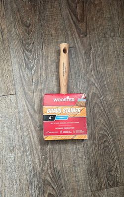 Stain paint brush