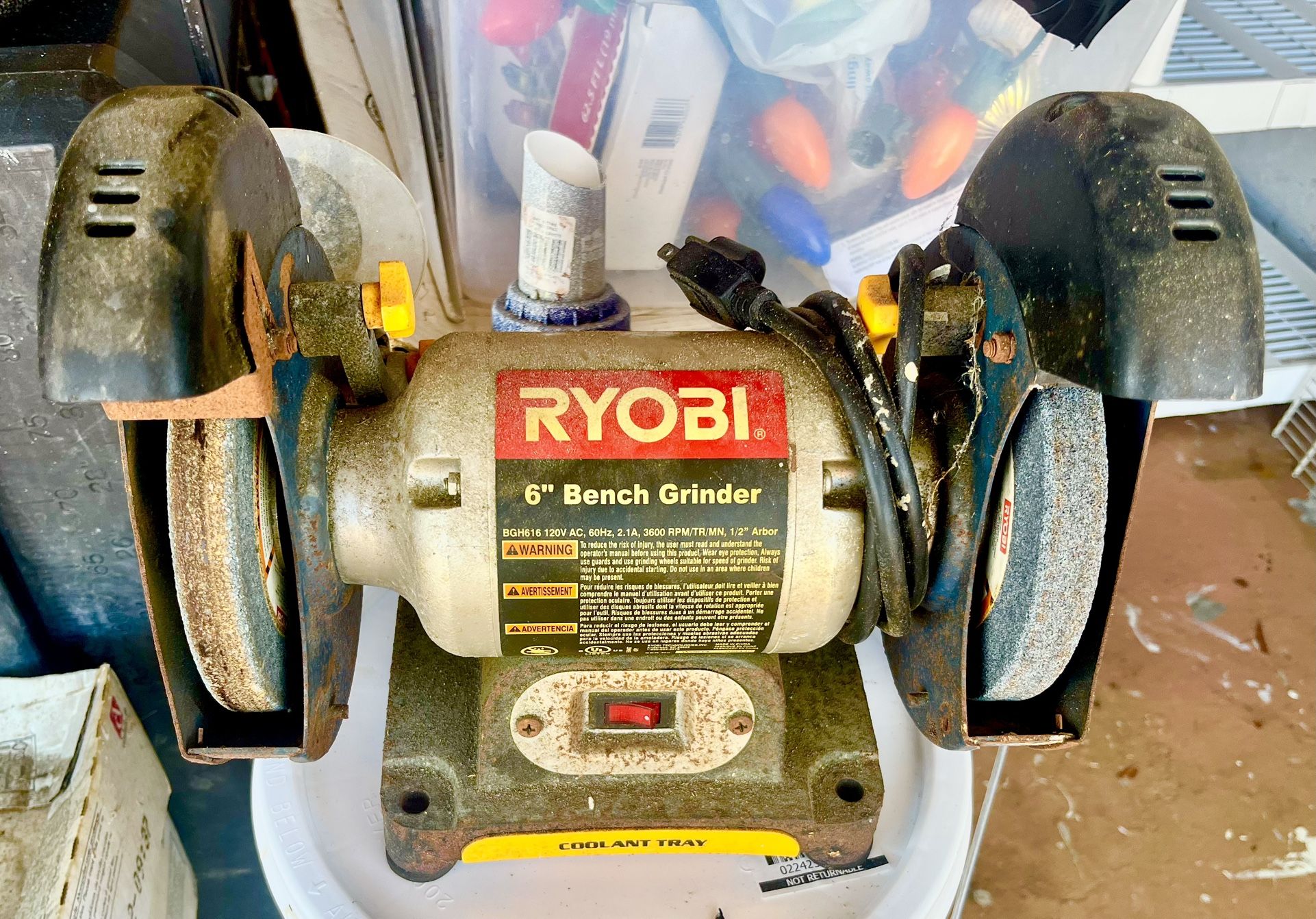 Ryobi 6” Bench Grinder