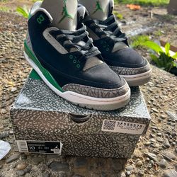 Jordan 3 pine green