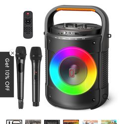 3x JYX D12 Portable Speaker Karaoke Machine