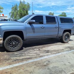 2015 Chevy Silverado 6 ft bed camper 