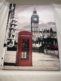 Big Ben Art Piece (25” x 18”)