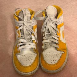 Yellow Air Jordan’s Shoes 