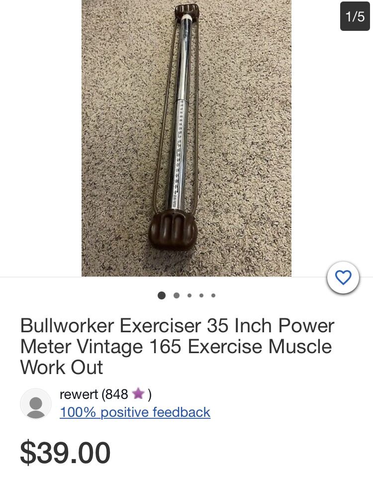 Bull worker exercise 35 inch