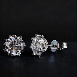 Moissanite silver 952 carats