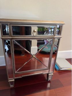 Mirrored Nightstand