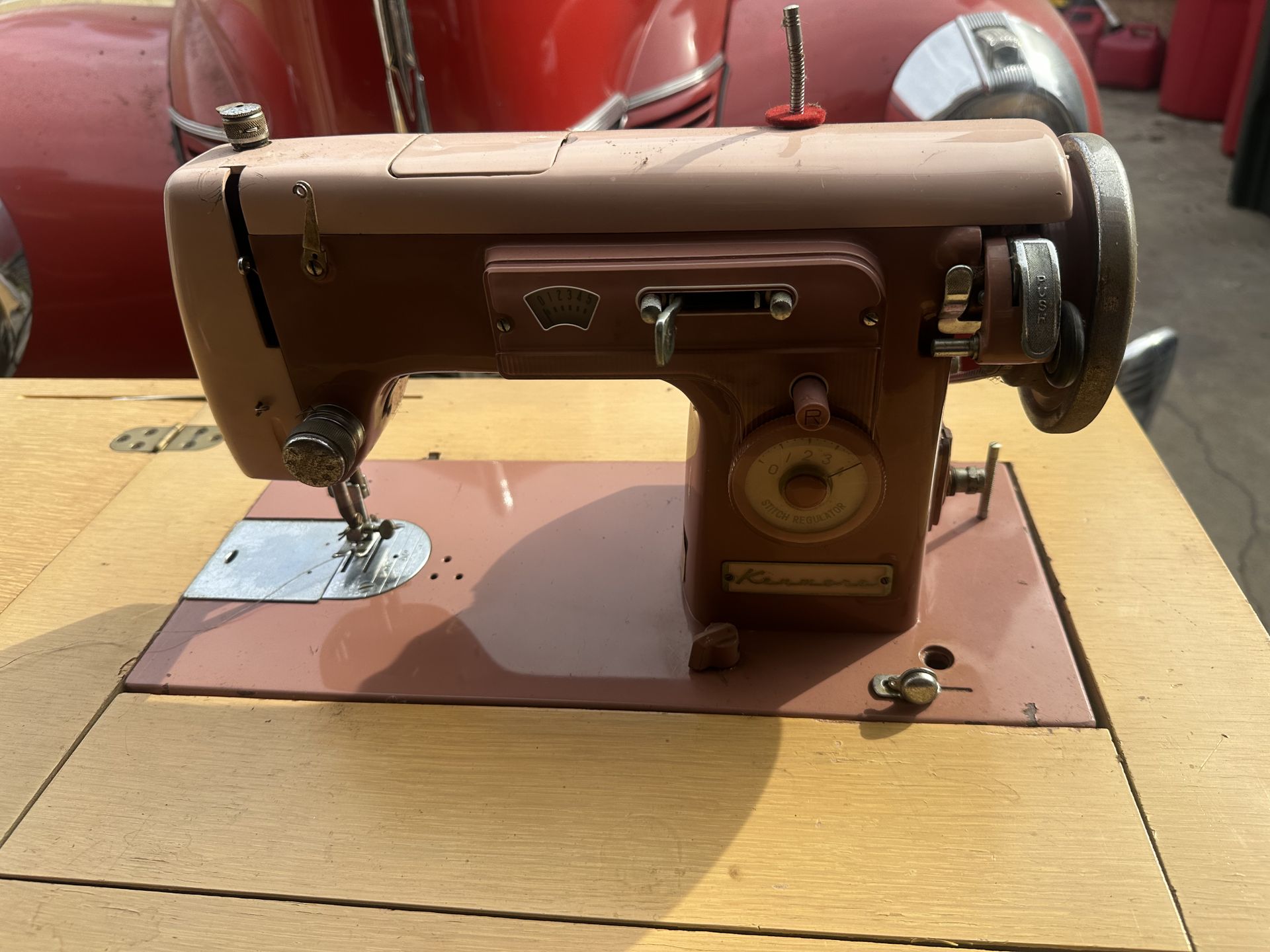 Vintage Pink Kenmore Sewing Machine