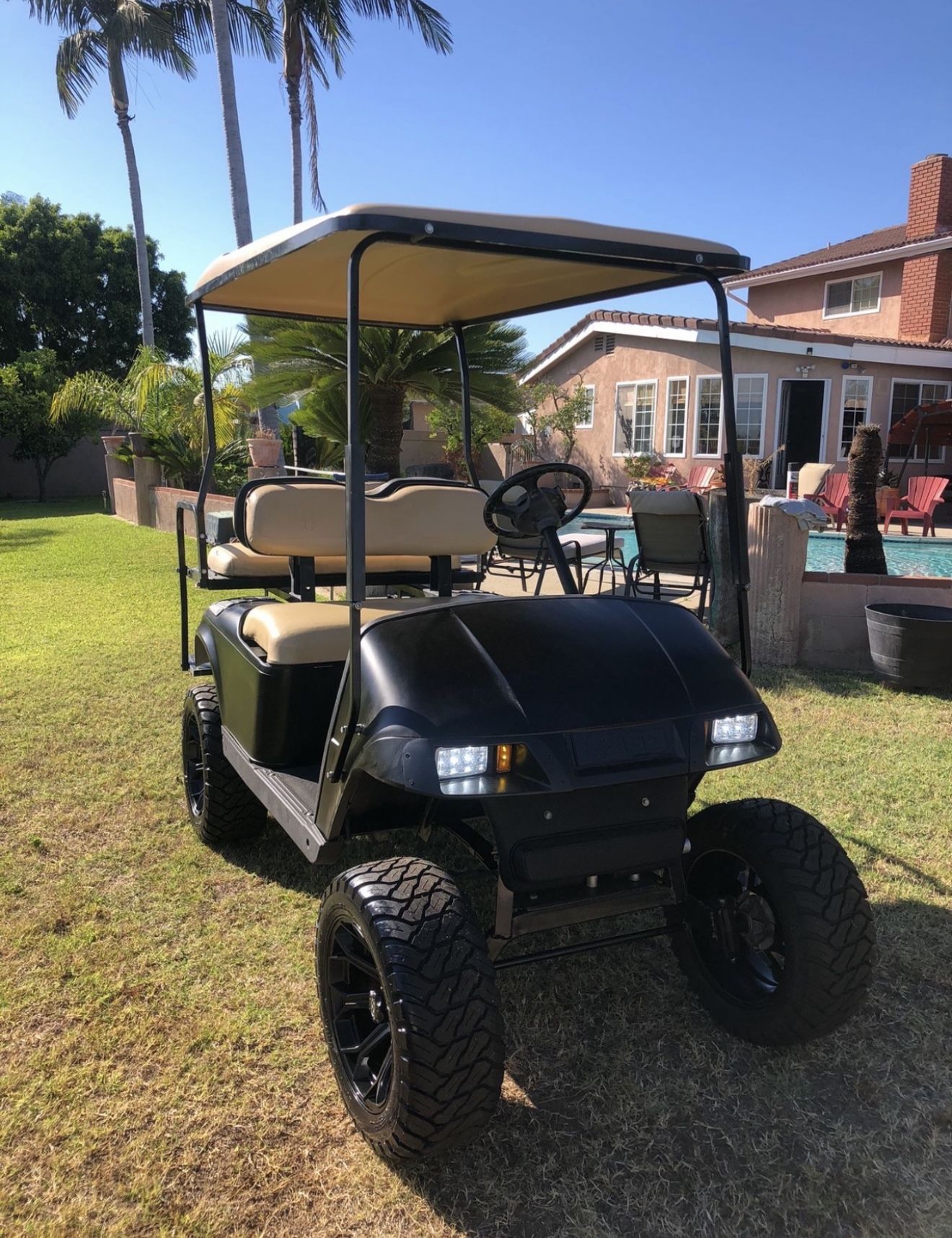 EZGO 48v Lifted Golf Cart