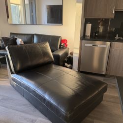 KIVIK Chaise, Grann/Bomstad Black