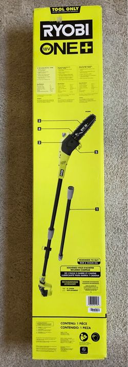 Ryobi 8”, 18V Cordless Pole Saw