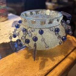 Beaded Votive Candle Holder