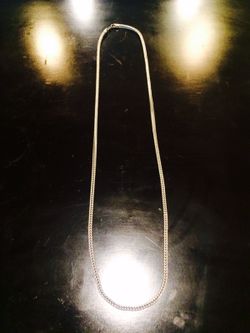 32 inch silver chain