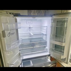 LG refrigerator needs work | freezer with ice and water stainless 4 door French mod#LM...