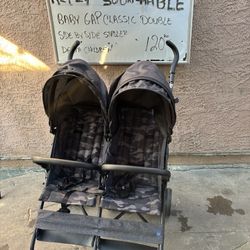 Gap Delta Children Doubled Side By Side Stroller 