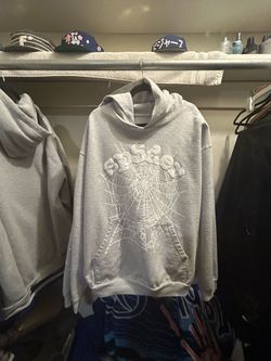 Grey original Spider hoodie size 2X