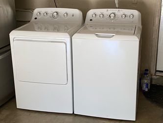 GE WASHER AND ELECTRIC DRYER SET