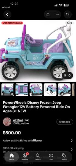 Power wheels jeep