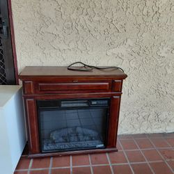 Electric Fireplace, Free Standing, Heater