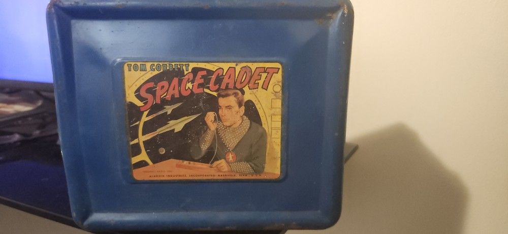 Tom Corbett Space Cadet Lunch Box With Thermos Circa 1952