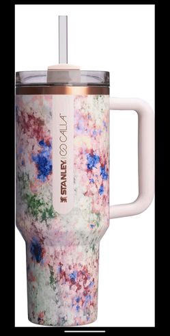Stanley X CALIA Quencher H2.0 FlowState Tumbler, Olive Eden 40 oz, ((contact info removed)5653)