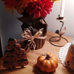 Fall Flower Arrangement. 18" High