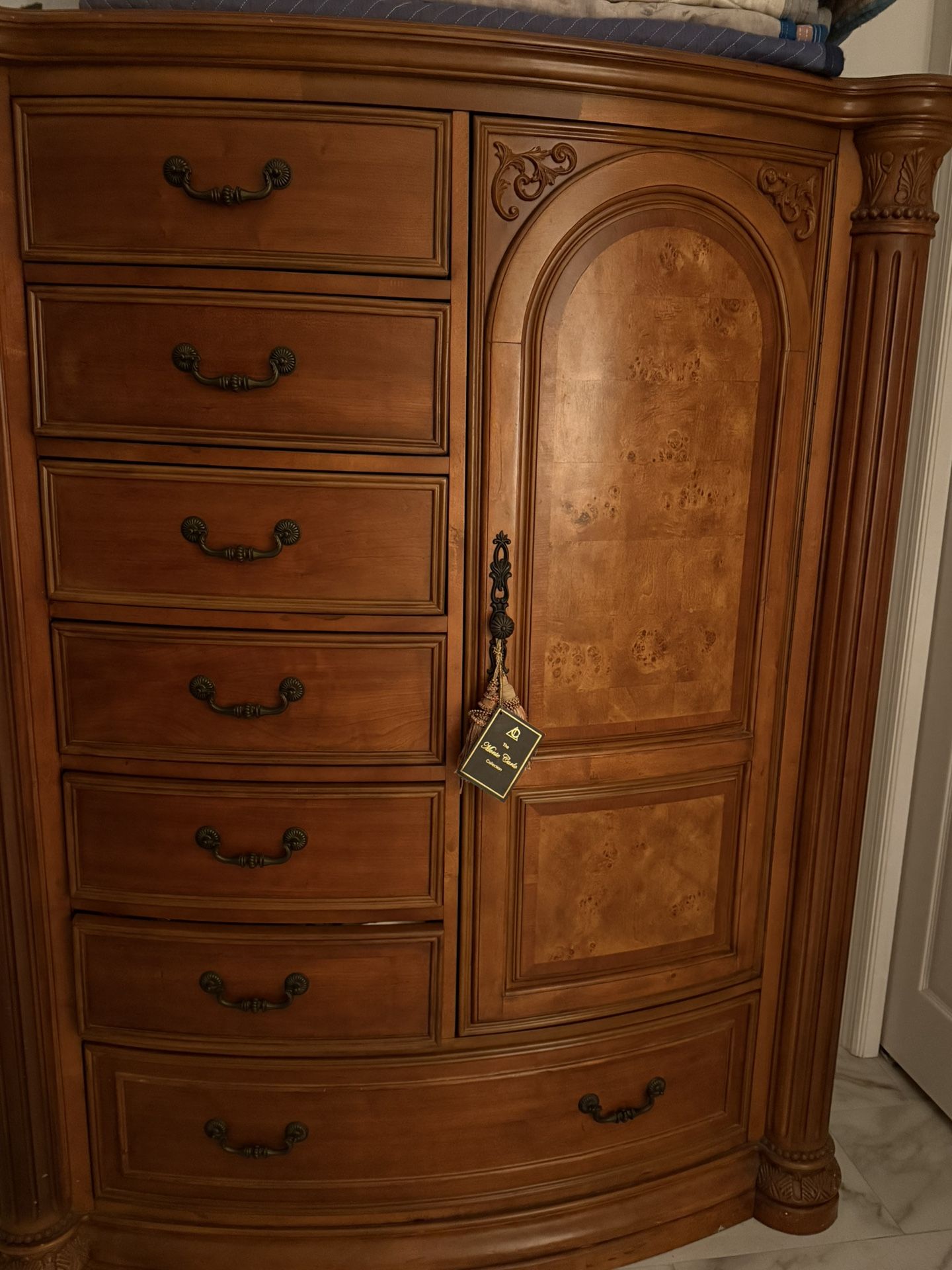 Wooden Dresser with Cabinet