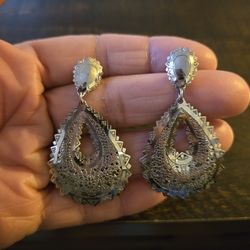 Silvertone Earrings