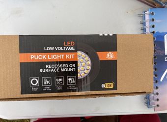 LED Low Voltage Puck Light Kit