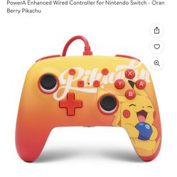 Pikachu Wired Nintendo Switch Controller