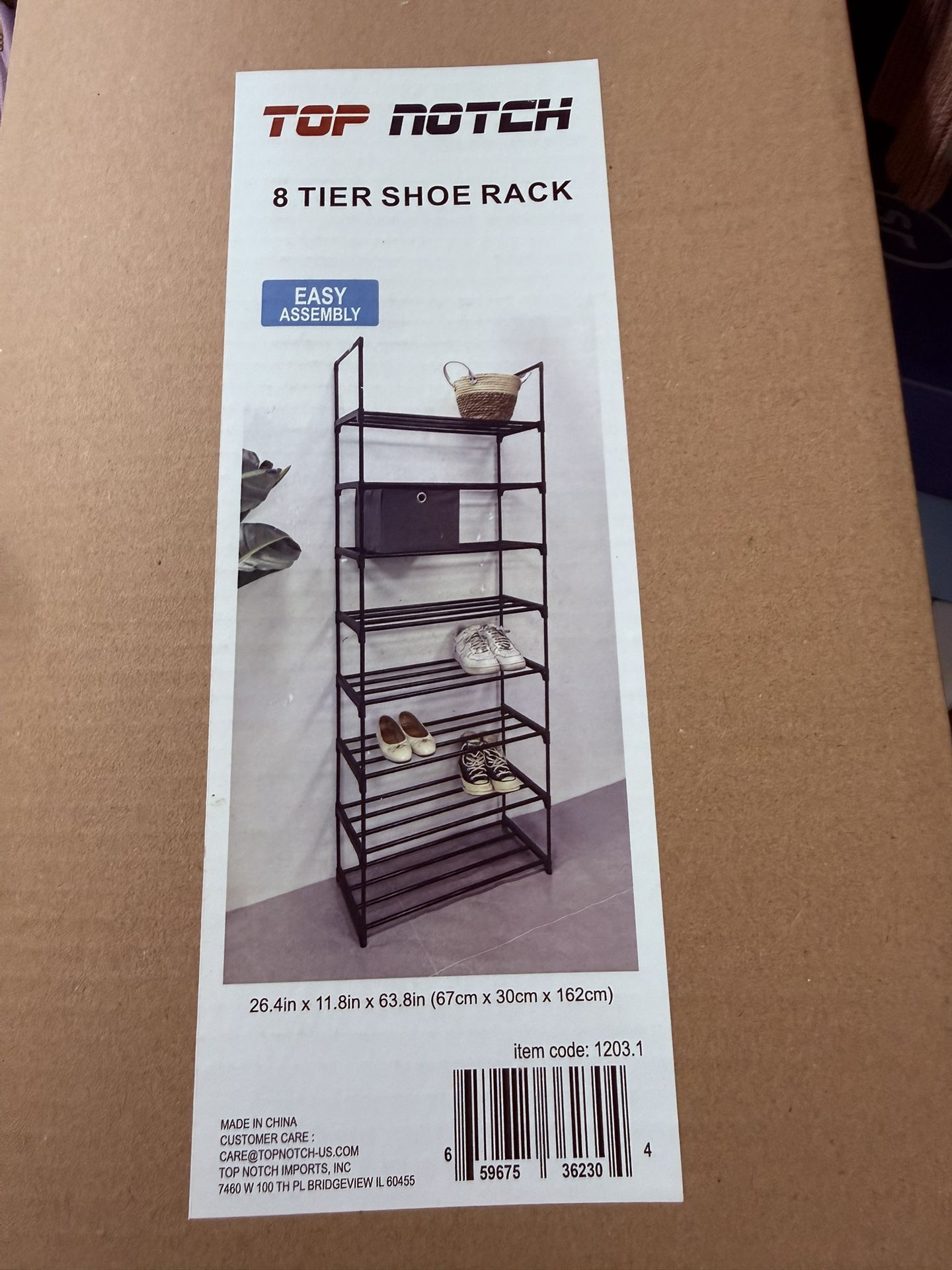 8 Tier Shoe Rack