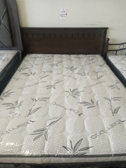 Full Bed And Pillow Top Mattress