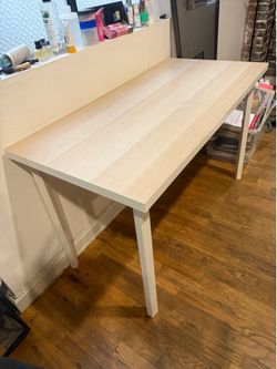 White ikea table