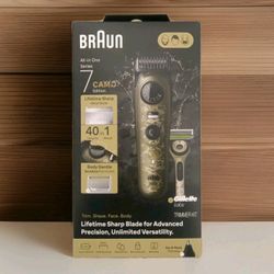 BRAUN ALL-IN-ONE SERIES 7 CAMO EDITION TRIMMER KIT