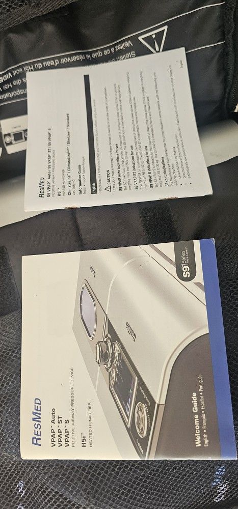 Respiratory Device, Rested S9 VPAP ST Bilivel Divice