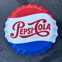 Pepsi Cola Tin Sign