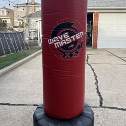 Wavemaster XXL Punching Bag With Boxing Gloves 