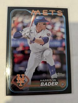 🔥 Harrison Bader🔥 2024 Topps Black Border Limited Number.