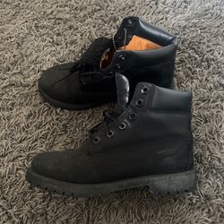 All Black Timberland Boots