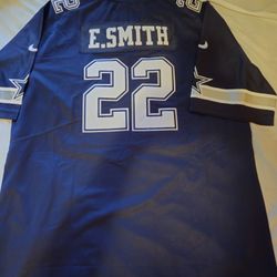 Cowboys Emitt Smith Blue Jersey 