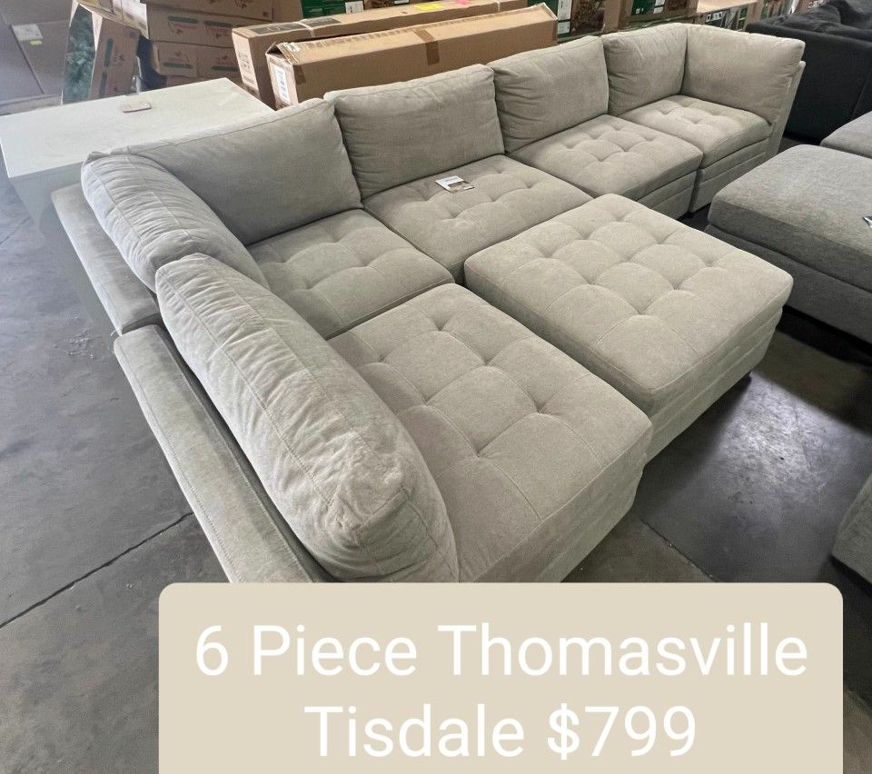 Modular Sectional Couch Sofa With Ottoman 