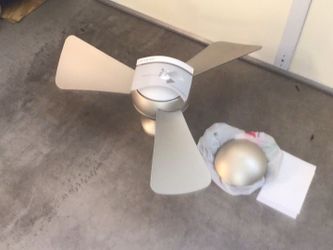34 In Kichler Sola Brushed Nickel Hugger Fan