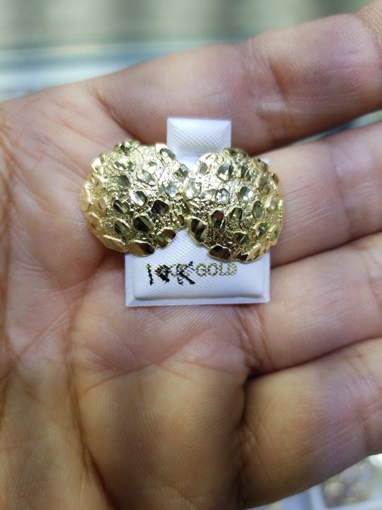 10k Gold Nugget Earrings for Sale in Los Angeles CA OfferUp