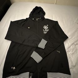 LRG Track Jacket  2XL XXL Black/white