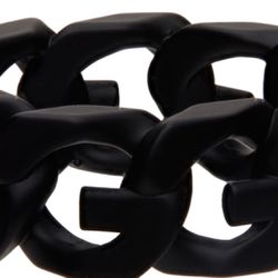 Givenchy Black G Chain Enamel Ring size 52 EU (size 6) BNWT
