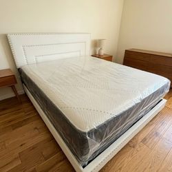 New KING SIZE BED FRAME WITH MATTRESS AND BOX SPRING SET 3PCS NEW BEDROOM FURNITURE Bed Set 