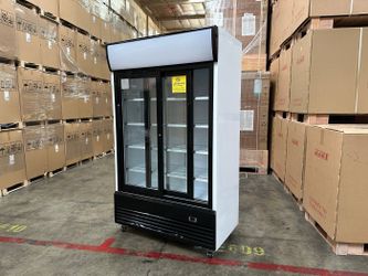 NSF 48 ins Drink two slide glass door refrigerator CLG-1000BFS