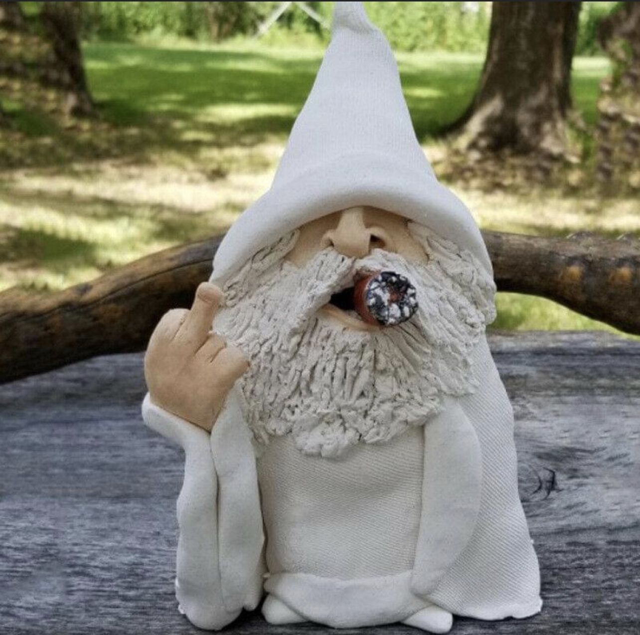 Garden Gnome Statue Old Man with White Beard,Garden Peeker Yard Art unimaginable Garden Sculpture
