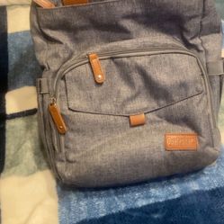  Gray Big Diaper Bag 