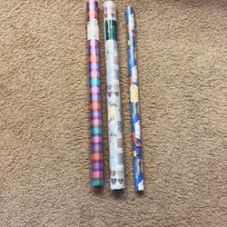 Three Rolls Wrapping Paper