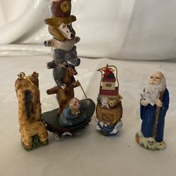 Vintage Noah’s Ark Tree Decorations 
